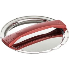 Ozka Concept Fissler Magic Line, Metal Kaplama, Topfdeckel, Deckel, Rot, Für Topf Ø 24 Cm, 025111246000