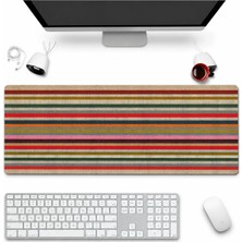 Sonictouch Klavye Mousepad 32X70CM Dikişsiz Pürüzsüz Sıvı Geçirmez Kaymaz Taban Yörük Kilimi