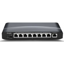 Ozka Concept Ruijie 8port 54W Full Poe RG-ES109G-LP-L Gigabit 1x-Uplink Yönetilemez Switch