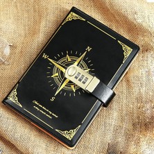 Ozka Concept Yekuyeku Password Notebook, Writing Planner With Combination Lock, With Lock Notebook, Password Kee
