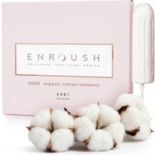 Ozka Concept 100% Organik Pamuklu Tampon | Doğada Çözünür Toksinsiz | Hipoalerjenik - Tahriş Alerji Yapmaz