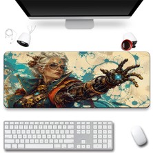 Sonictouch Klavye Mousepad 40X90CM Dikişsiz Pürüzsüz Sıvı Geçirmez Kaymaz Taban Bakır Bilge