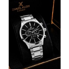 Daniel Klein Damat ve Takım Elbiseye Özel 2 Yıl Garantili Çelik Kordon Erkek Kol Saati VS.BLKT.1175