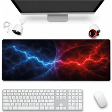 Sonictouch Klavye Mousepad 32X70CM Dikişsiz Pürüzsüz Sıvı Geçirmez Kaymaz Taban Elementlerin Savaşı
