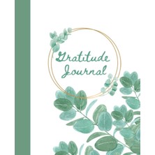 Ozka Concept Gratitude Journal: Beautiful, Green Leaf Cover, Lined Gratitude Journal