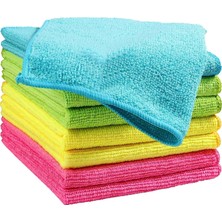 Ozka Concept Wonkey - 8'li Mikrofiber Bez Temizlik Bezi, Süper Emici Mutfak Temizlik Bezi, Bırakmaz Bulaşık