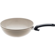 Ozka Concept Fissler Ceratal Wok Tava Yapışmaz Seramik Kaplama Renkli 30 cm