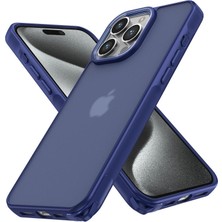 Eco Port Apple Iphone 15 Pro Kılıf Elegant Kapak - Lacivert