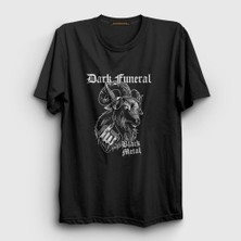 Presmono Unisex Siyah Metal Dark Funeral T-Shirt