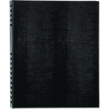 Ozka Concept Blueline Notepro Executive Journal, Siyah, 11" x 8.5", 150 Sayfa (A10150.BLK)