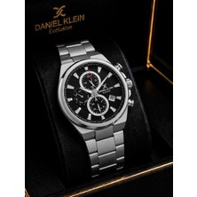 Daniel Klein Damat ve Takım Elbiseye Özel 2 Yıl Garantili Çelik Kordon Erkek Kol Saati VS.BLKT.1174