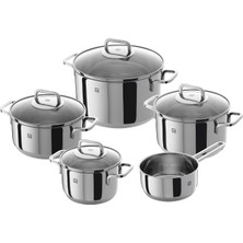 Ozka Concept Zwilling Quadro 18/10 Paslanmaz Çelik, 5 Parça Tencere Seti