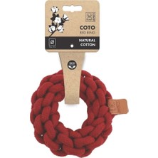M-Pets Coto Red Rıng 13CM Örgü Halka Oyuncak