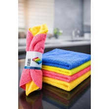 Ozka Concept 4 Adet Mikrofiber Bez Genel Temizlik Bezi Çok Amaçlı Toz Bezi