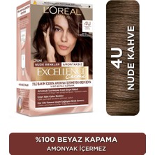 Ozka Concept L'oreal Paris Excellence Creme Nude Renkler Saç Boyası - 4u Nude Kahve