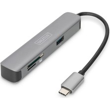 Ozka Concept Digitus Multiport Docking Station – 5 Port – 1x (4K@30Hz) – 2x USB 3.0 / USB 2.0 – Kart