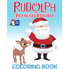 Ozka Concept Rudolph The Red-Nosed Reindeer Coloring Book For Kids: Jumbo, Toddlers Coloring Book With 30+ Pages