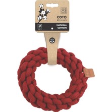 M-Pets Coto Red Rıng 18CM Örgü Halka Oyuncak