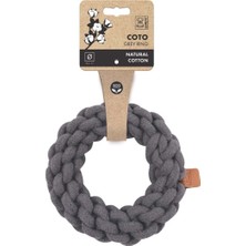 M-Pets Coto Grey Rıng 18CM Örgü Halka Oyuncak