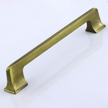 Ozka Concept Gediz Metal Antik Sarı Kulp 160 mm 16 cm Mobilya Çekmece Mutfak Dolabı Dolap Kapak Kulp Kulb Kulpu