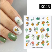 Ozka Concept Tırnakmania Su Transferli Nail Sticker X043 (50127-1) 3905
