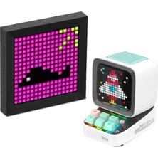 Ozka Concept Divoom Ditoo Pro Beyaz Hoparlör Pixoo LED Ekran Seti