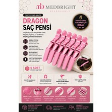 Medbright 6 Adet Dragonsaç Pensi Renkli