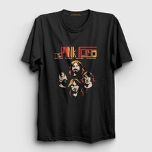 Presmono Unisex Siyah Band V3 Pink Floyd T-Shirt