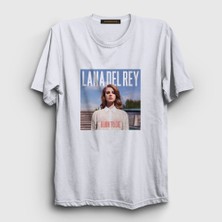 Presmono Unisex Beyaz Born To Die Lana Del Rey T-Shirt