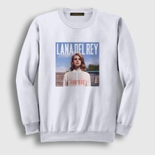 Presmono Unisex Beyaz Born To Die Lana Del Rey Sweatshirt