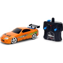 Ozka Concept Cici Oyuncak Fast & Furious Powered Vapor 1:24 Rc Brian's Toyota Supra, Turuncu, Kumandalı Ar