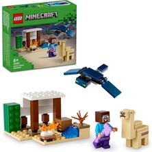 Ozka Concept Minecraft Steve'ın Çöl Keşfi 21251-6 Yaş Üzeri Macera Oyunları Seven Çocuklar Için 3 Adet L