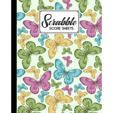 Ozka Concept Independently Published Scrabble Score Sheet: Butterflies Scrabble Score Sheet, Scrabble Game Recor