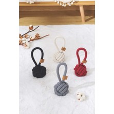 M-Pets Coto Red Loop Ball 8cm Çekmeli Örgü Top Oyuncak