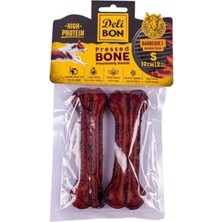 Ozka Concept Deli Bon Deri Pres Barbekü Aromalı Kemik Ödülü Small 12 cm 2 Adet