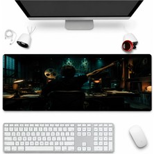 Sonictouch Klavye Mousepad 32X70CM Dikişsiz Pürüzsüz Sıvı Geçirmez Kaymaz Taban Perde Arkası