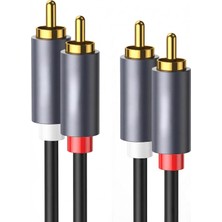 Ozka Concept 2rca Stereo Ses Kablosu Altın Uçlu Yüksek Ses Kalitesi Aux 3.5mm Rca Kablo Subwoofer Amfi