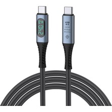 Ozka Concept LED Ekranlı 240W - Kablosu, (48V/5A) Pd 3.1, Naylon Örgülü Tip C Erkek