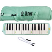 Ozka Concept Lino Melodika 32 Tuşlu Bez Çanta Pastel Yeşil