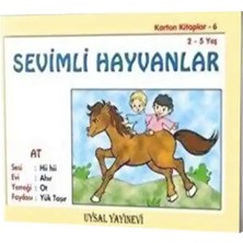 Sevimli Hayvanlar - Karton Kitap 6 - 2-5 Yaş