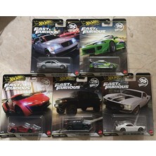 Ozka Concept Fast And Furious 25. Yıl Özel Koleksiyon Araba Seti, 5'li Paket, 3+ Yaş, Model H