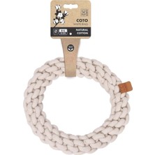 M-Pets Coto Whıte Rıng 25CM Örgü Halka Oyuncak