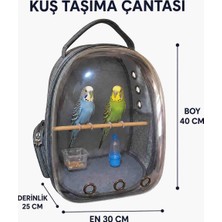 Kaya Kafes Kuş Taşıma Çantası Malzemeli