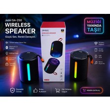 Jedel SA-250 LED Aydınlatmalı ve Manyetik 2'si 1 Arada Tasarımlı Bluetooth Stereo Hoparlör