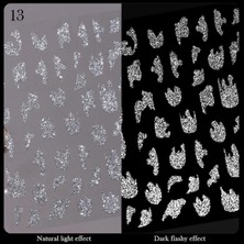 Ozka Concept Nicole 3D Reflektif Efekt Nail Sticker Model - 13 (55881-13) 3027