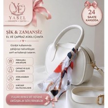 Yasel Takı & Çanta Fular Detaylı Mini Suni Deri Kadın El & Omuz Çantası