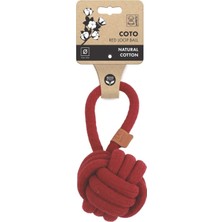 M-Pets Coto Red Loop Ball 11CM Çekmeli Örgü Top Oyuncak