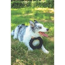 M-Pets Coto Black Rıng 18CM Örgü Halka Oyuncak