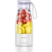 Ozka Concept Yesido 6 Bıçaklı Şarjlı Taşınabilir Blender – 1500MAH Batarya, Paslanmaz Çelik Bıçak, 18.