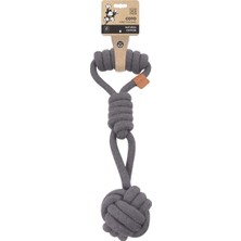 M-Pets Coto Grey Tug Ball 36CM Örgü Oyuncak